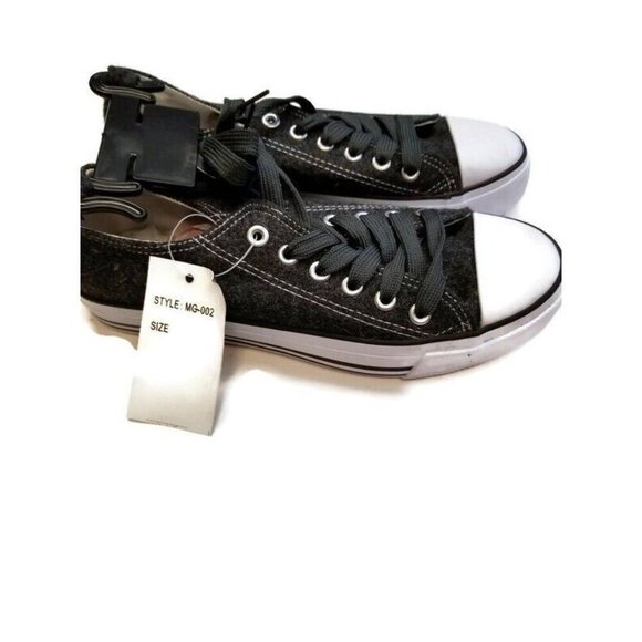 Epic Step Casual Canvas Sneakers Womens Size 6 Shoes Low Top Lace Up Grey Wool - Picture 3 of 5